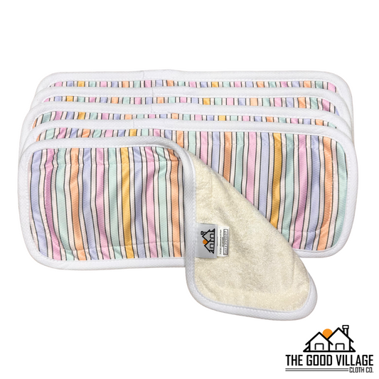 Bamboo Booster | 5 Pack | Sun-Kissed Stripes