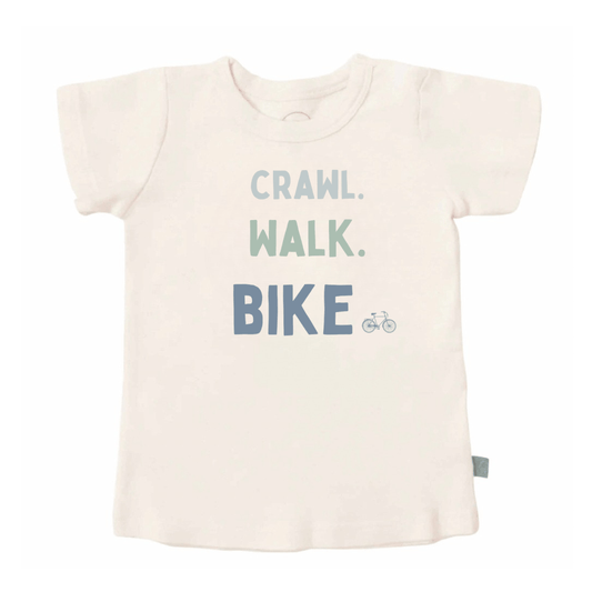 graphic tee | crawl walk bike